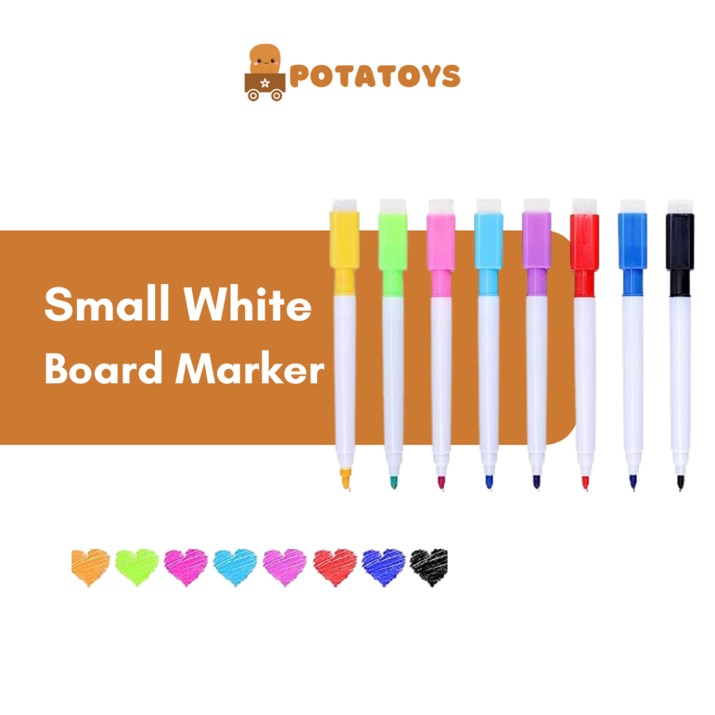 HITAM Small Whiteboard PEN/Black Ink Eraser Marker/Erasable/Wipe and Clean/Whiteboard Market