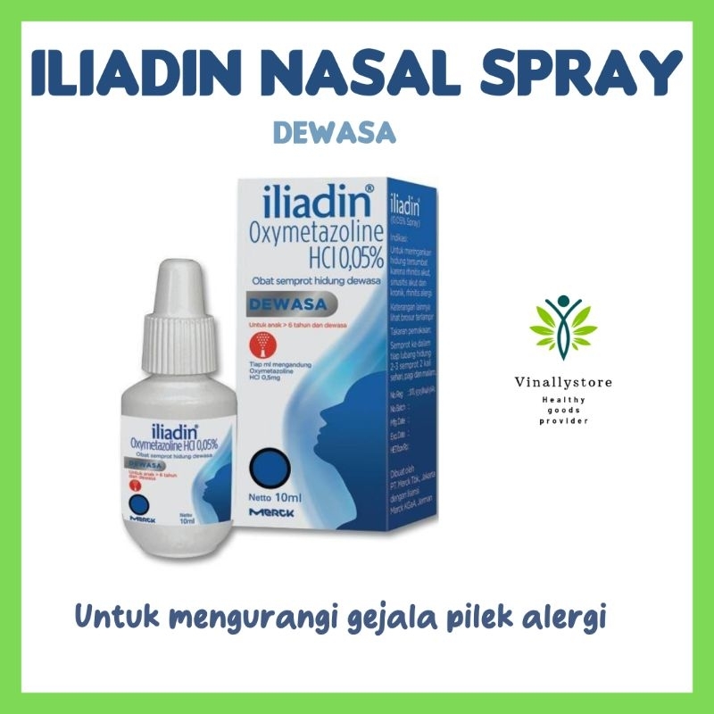 Iliadin Nasal Spray Adult (Reliefs Nose, Relieves Allergy Cold Symptoms ...