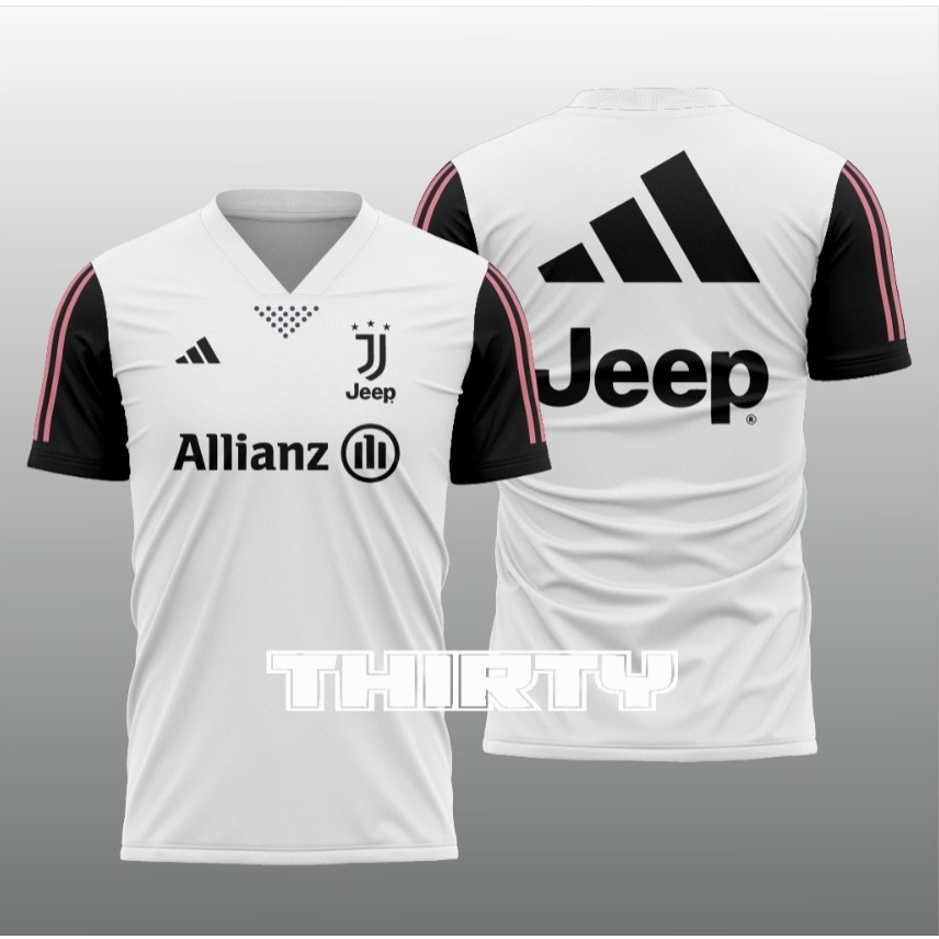 juventus black training top