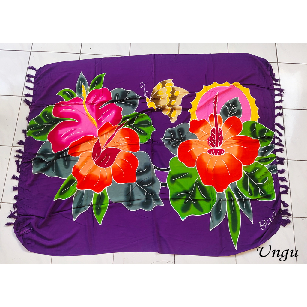 Bali Beach Fabric/Beach Gloves Hand Painting Thick And Smooth Painting ...