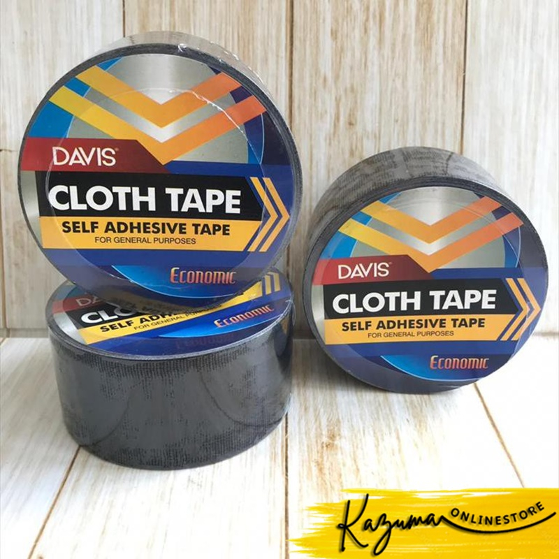 HITAM Duct TAPE/Black Duct TAPE/CLOTH TAPE/Black Duct TAPE ECO DAVIS