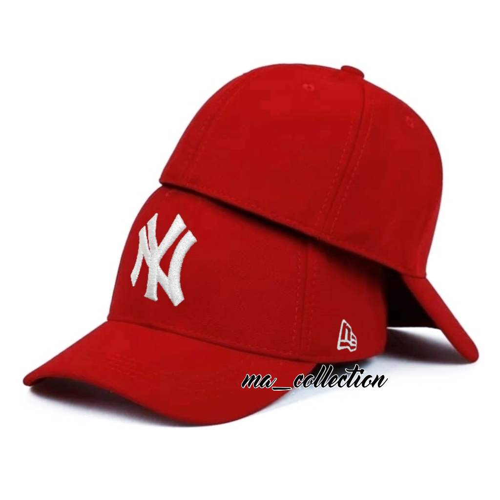 Men's Baseball Cap NY Logo Built Up Model Thick And Elastic Material