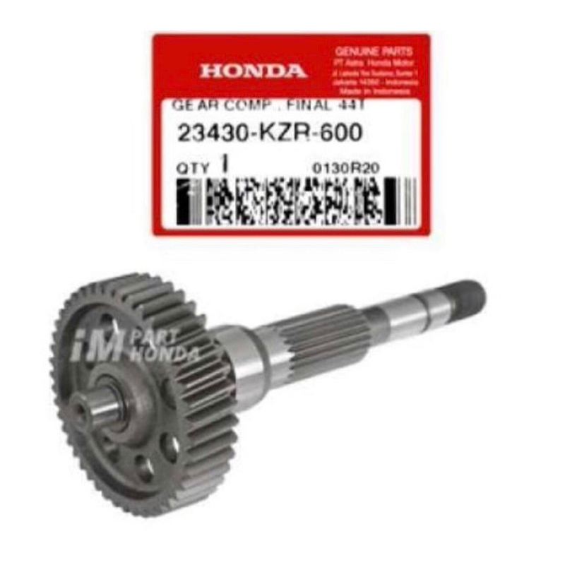 REAR AXLE FOR OLD VARIO 125 HONDA 23430-KZR-600 44T | Shopee Singapore