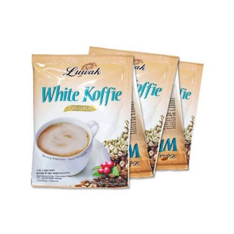 Luwak white Coffee sachet 10 sacet 1 luwak Coffee | Shopee Singapore