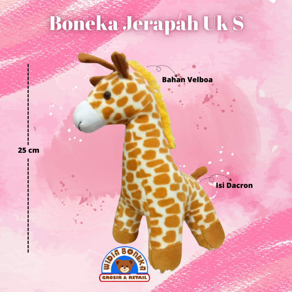 Doll Giraffe/ZEBRA/MINION/BABY SHARK/Elephant/Kangaroo/Carrot/Banana ...