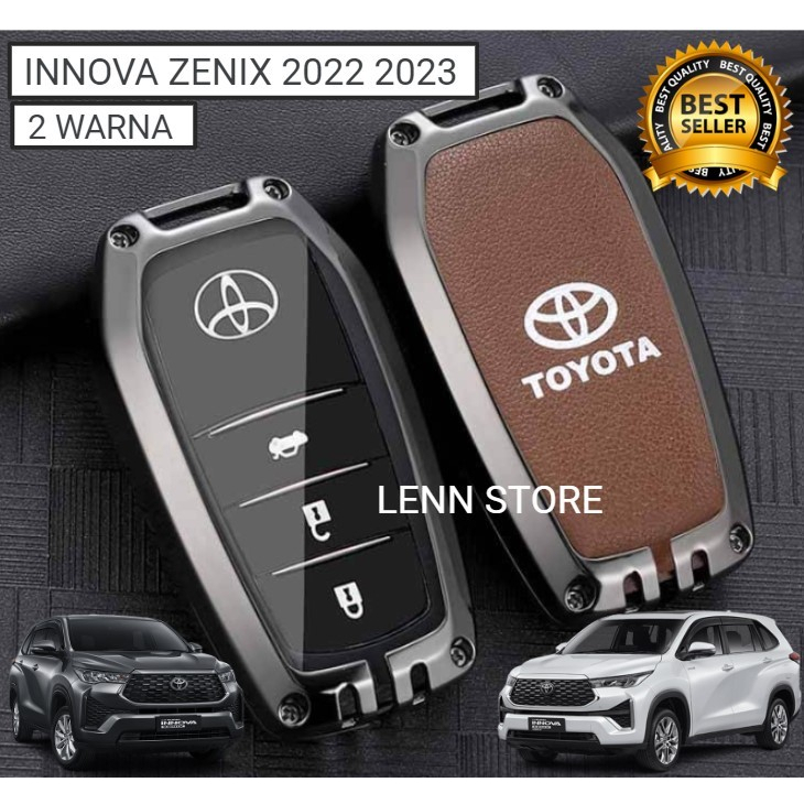 New TOYOTA INNOVA ZENIX 2022 2023 2024 2025 Metal Leather Remote Key ...
