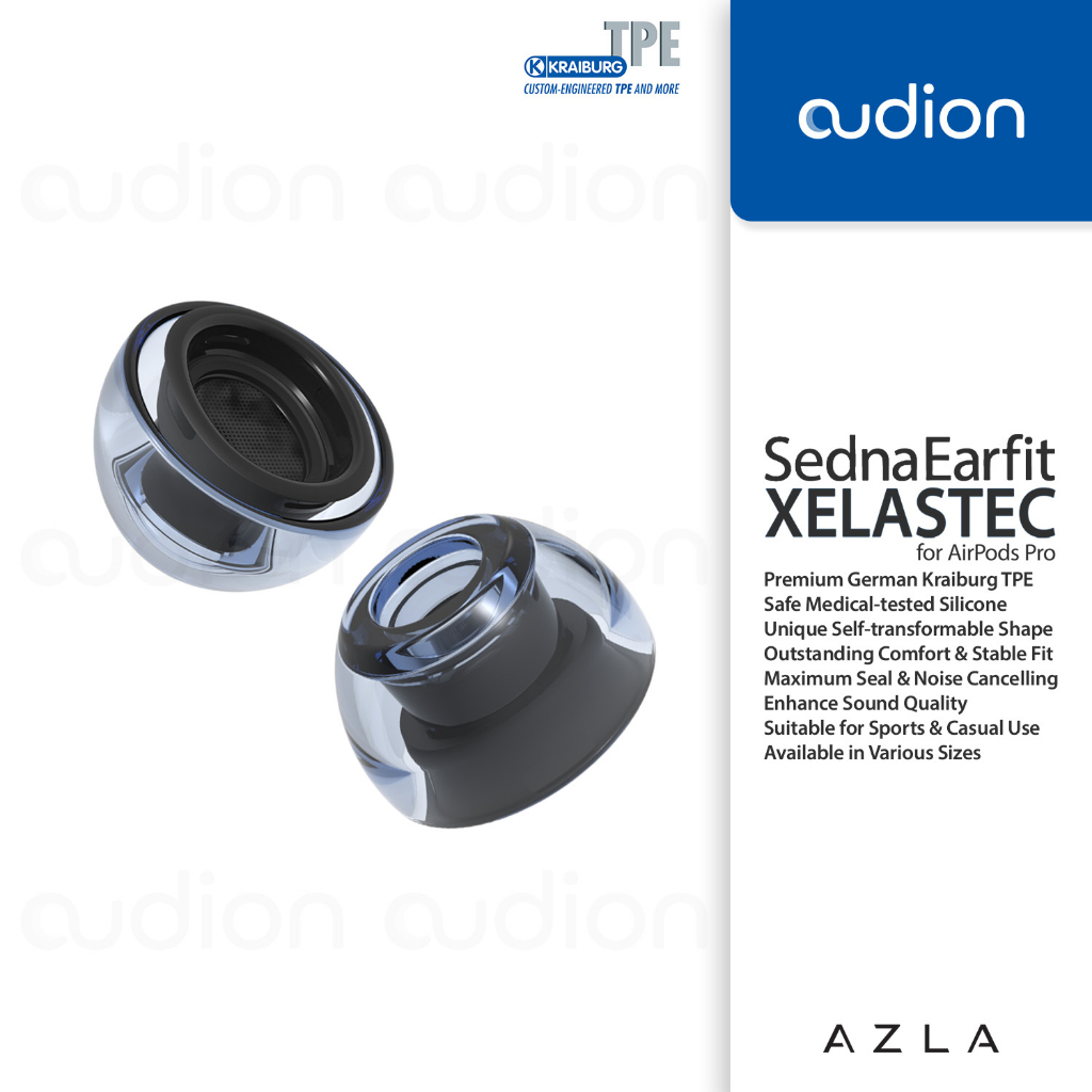 OFFICIAL Azla SEDNA SednaEarfit XELASTEC for Apple AirPods Pro Gen 1 2 Eartips Earpiece Fit Comfortable Shopee Singapore