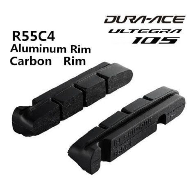 Brake shoes Shimano R55C4 dura-ace Ultegra 105 rubber brake shoes u ...