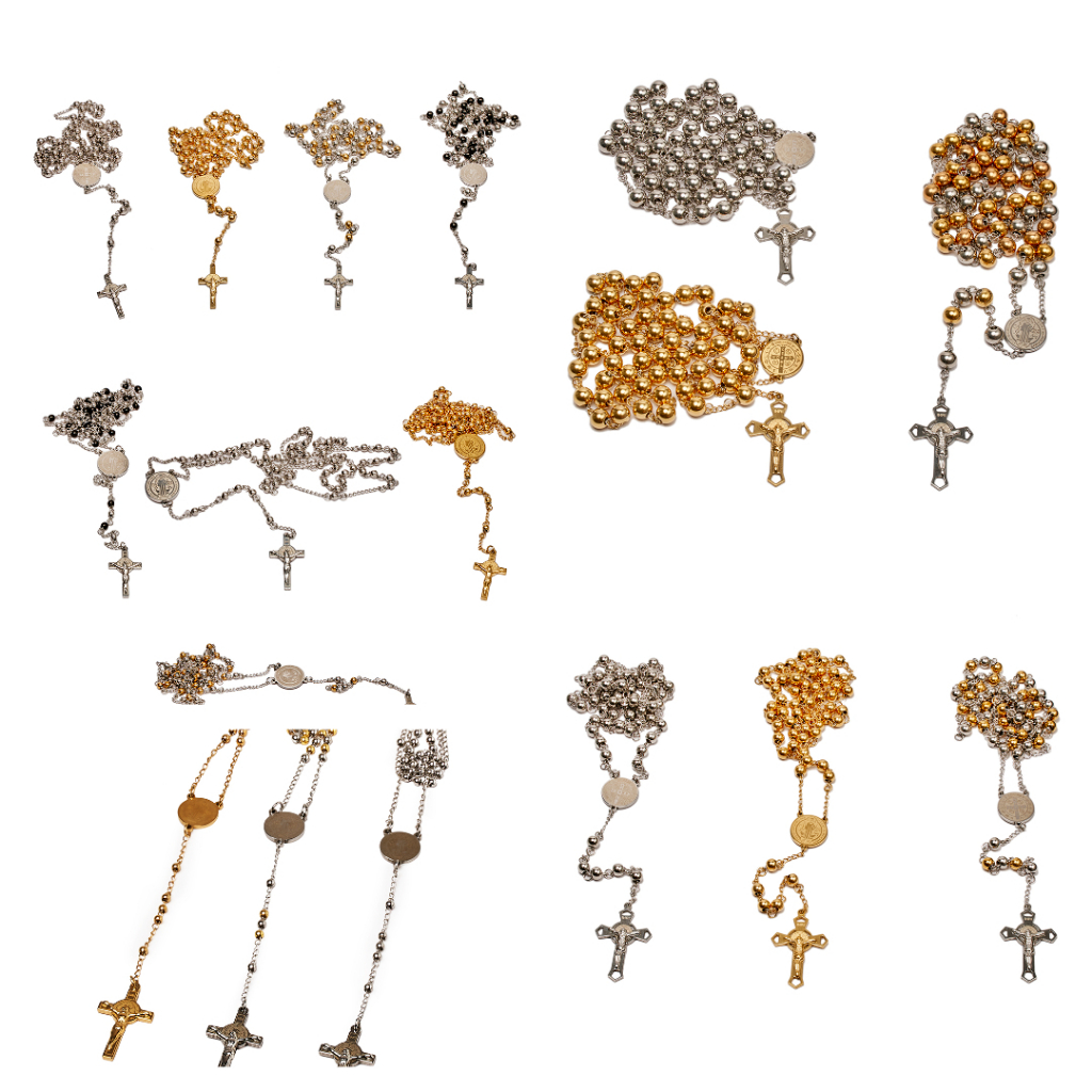 Catholic on sale necklace rosary