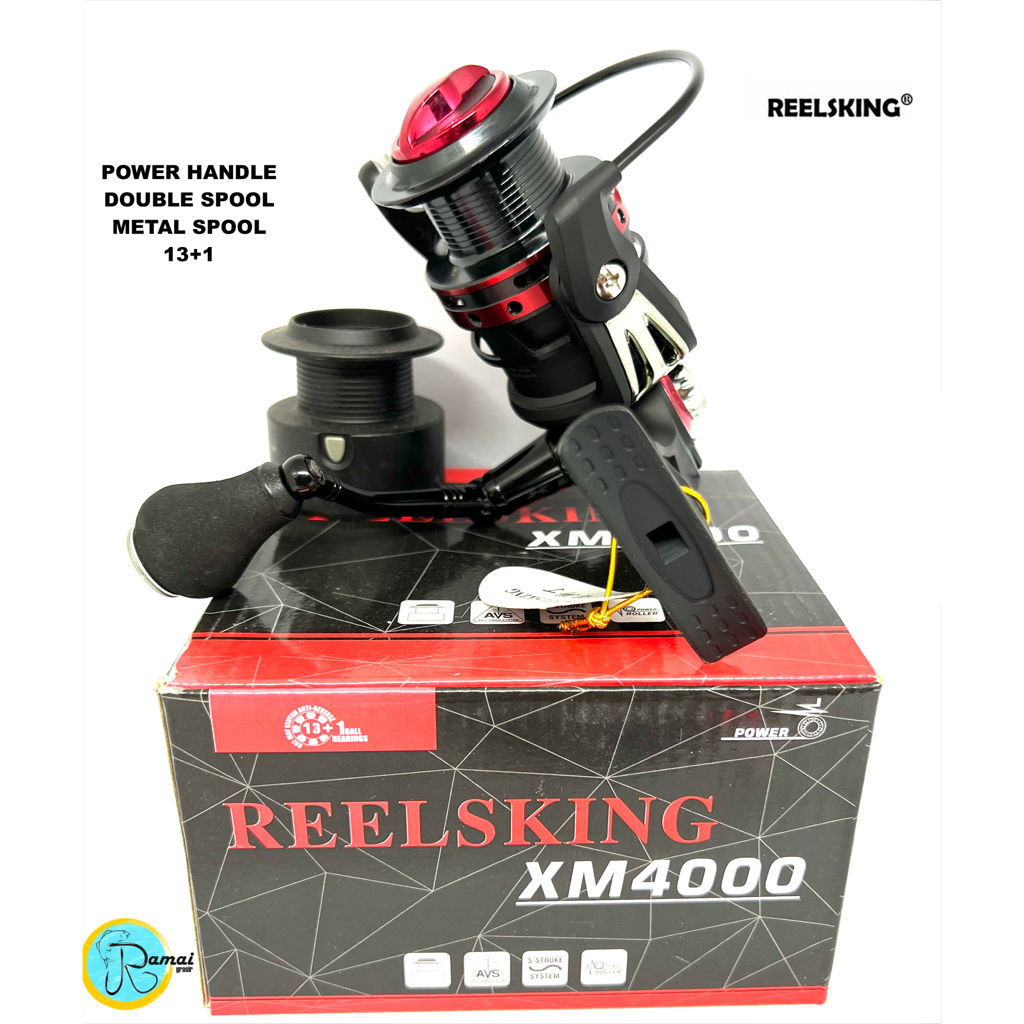 Reel Power Handle One Way Spool Handle Metal Reelsking XM 6000