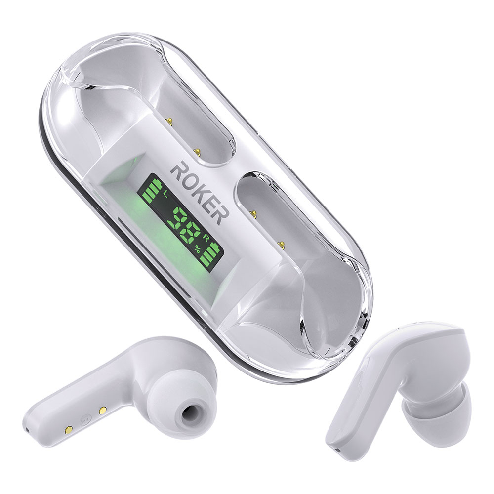 TWS ROKER CAPSULE EB322 IN EAR BASS LED - Gambar 4