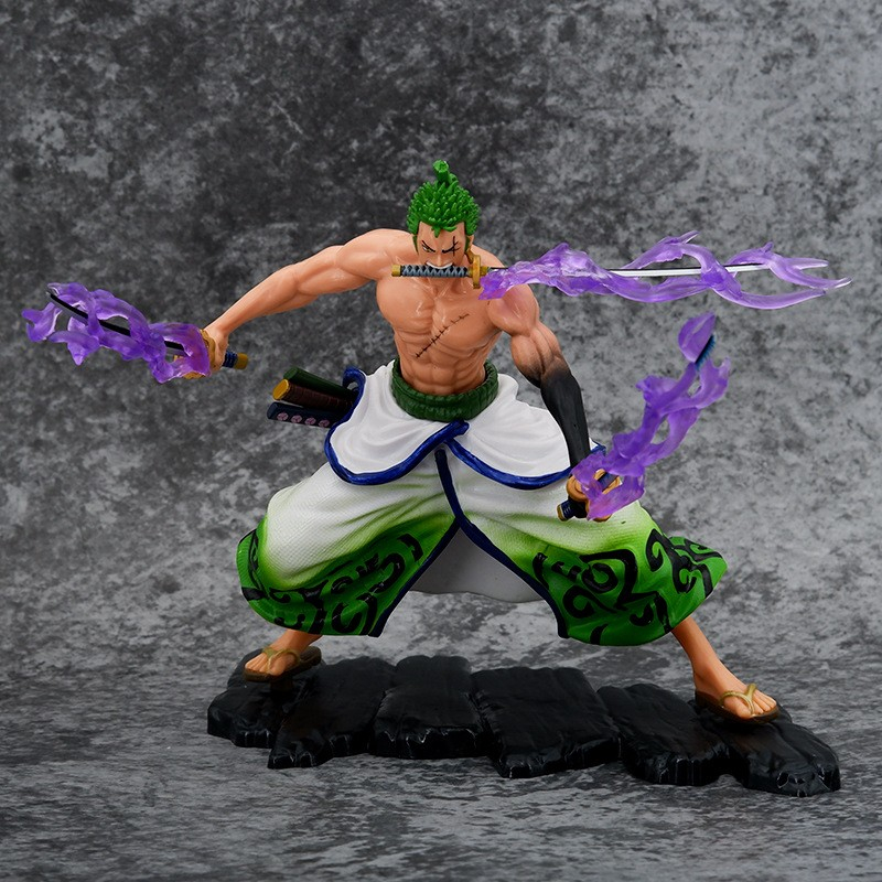 Action Figure Zoro Wano Haoshoku Haki One Piece King of Artist | Shopee ...