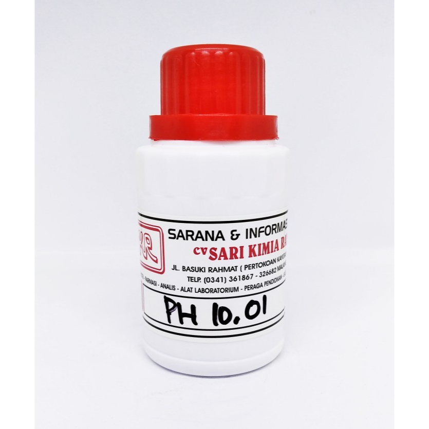 Hanna pH 10.01 Buffer/pH Meter Calibration Fluid 100ml Shopee Singapore