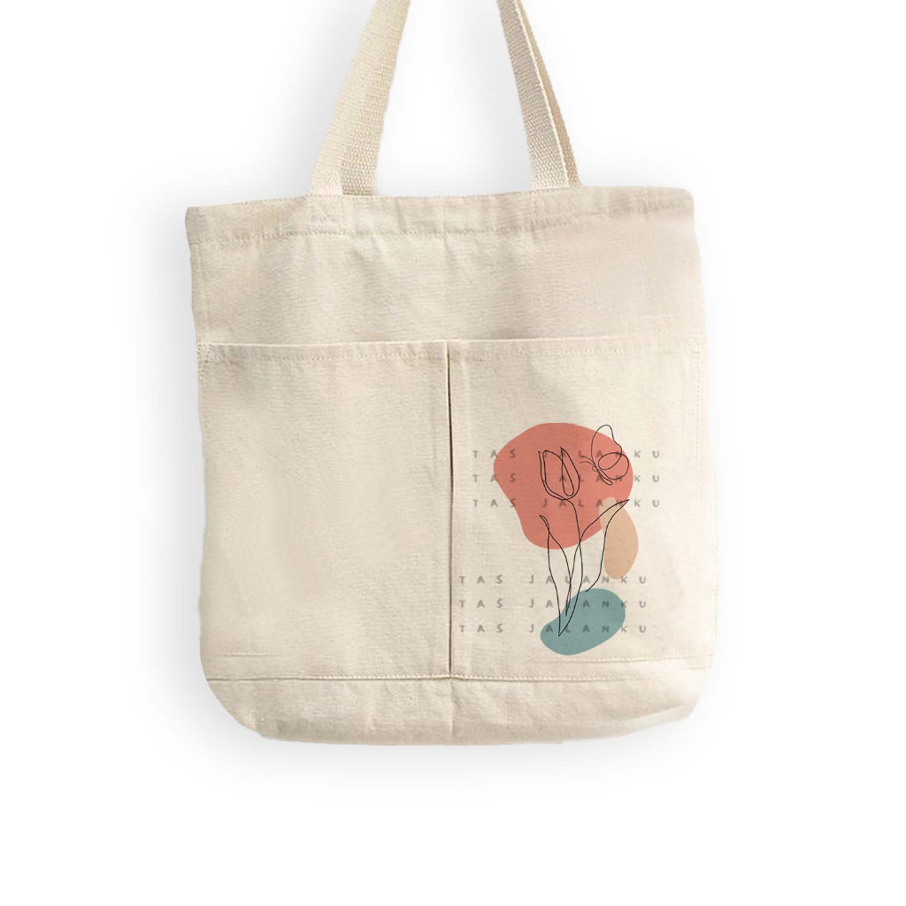 Aesthetic canvas deals tote bag