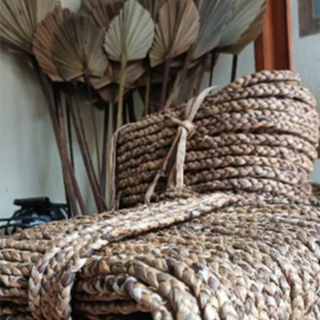 Water Hyacinth Woven Braid Rope Centipede klabangan Perkilo | Shopee ...