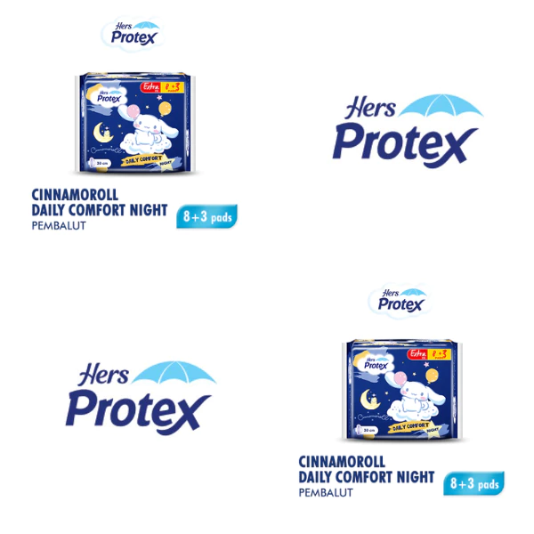 Hers Protex Daily Comfort NIGHT bag 8+3 - Gambar 2