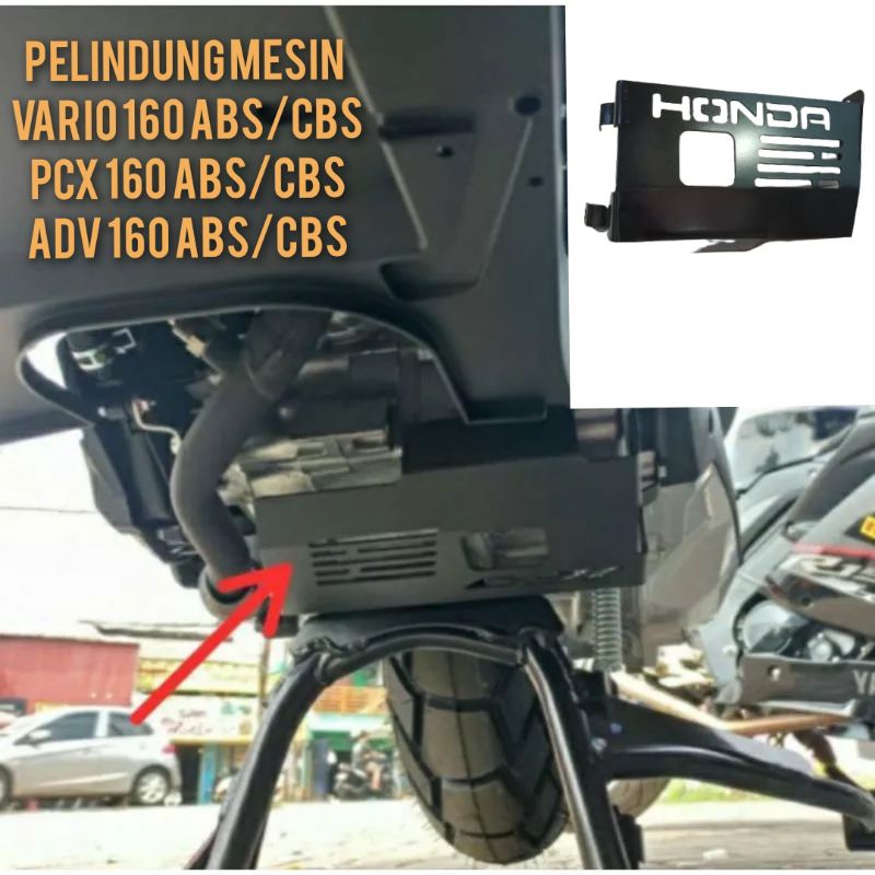 MESIN Engien guard pcx 160 adv 160 vario 160 engine cover under engine ...