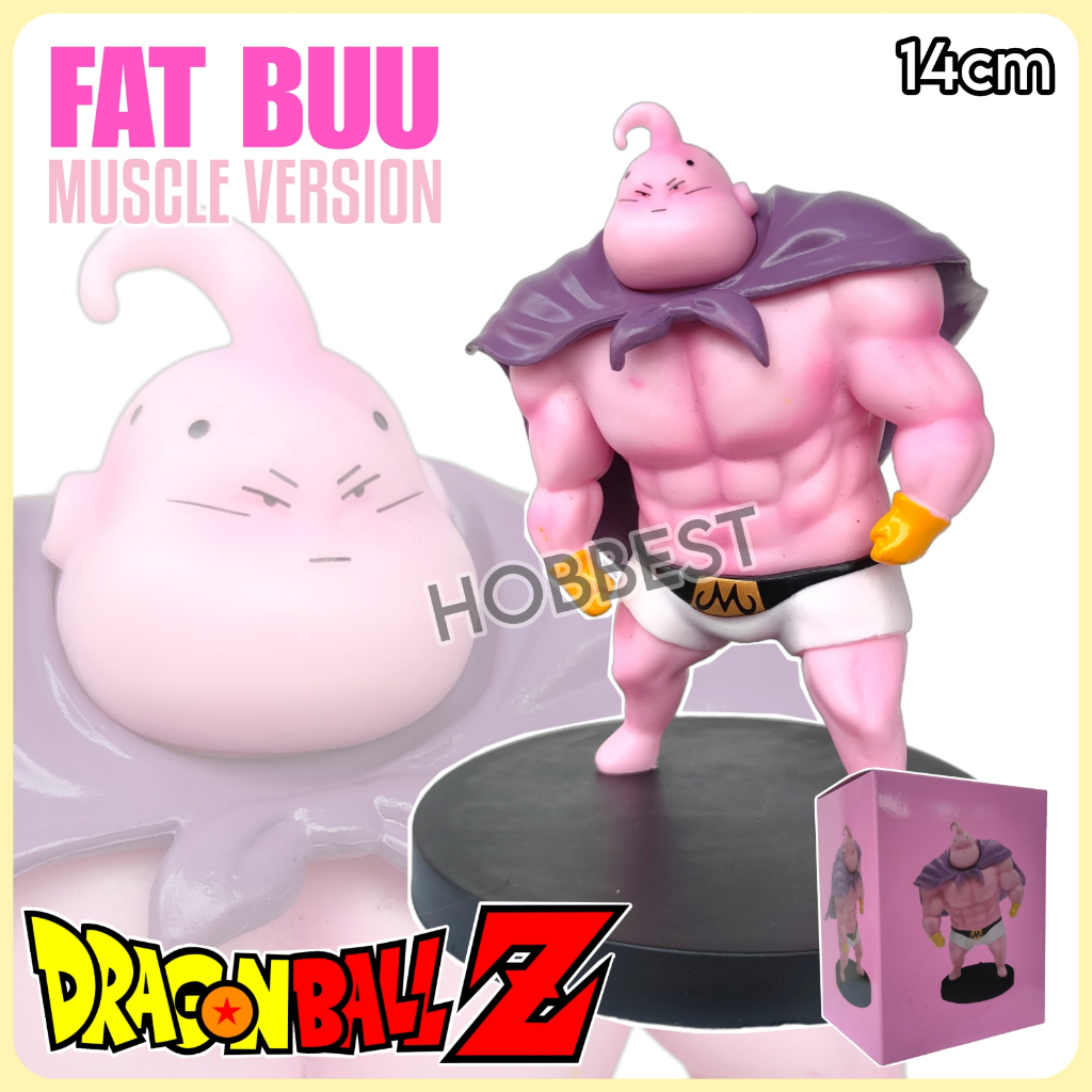 Action Figure DRAGON BALL Z : FAT BUU MUSCLE - Miniature Display Topper ...