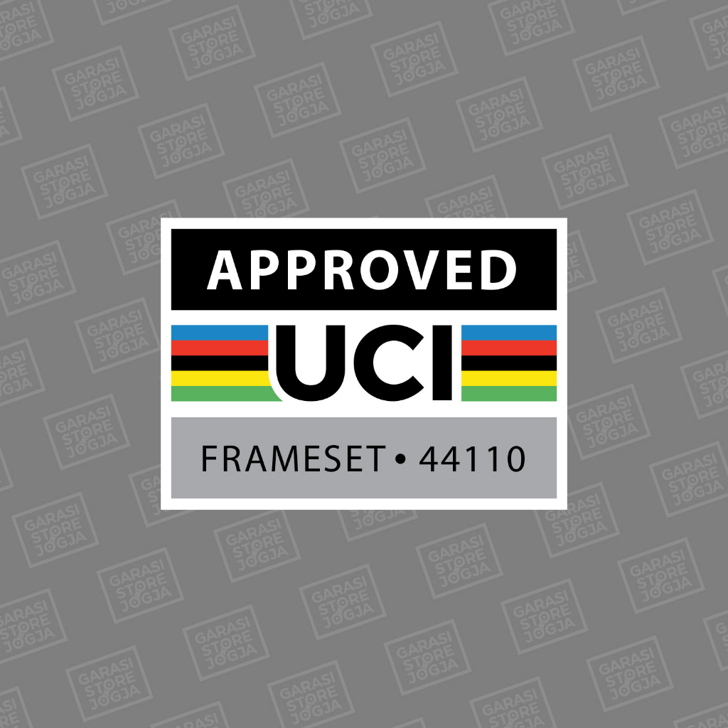 UCI bicycle logo decal sticker with box frame bicycle accessories ...