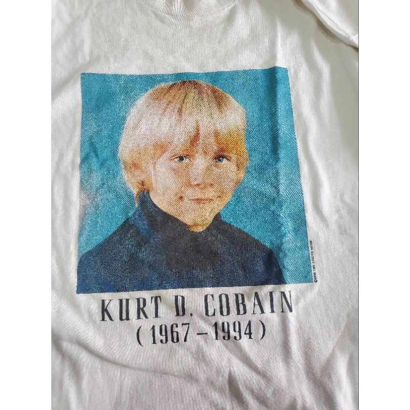 Kurt cobain nirvana longsleeve fotl vintage single stitch T-Shirt ...