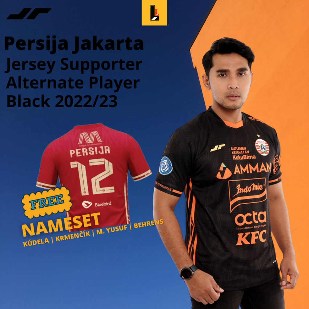 Apparel Juara Jersey Supporter Version Player Alternate Black 2022/23