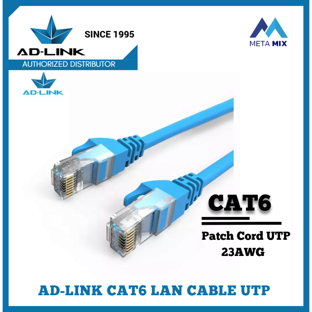 Ad-link LAN Cable UTP CAT6 ORIGINAL Patch Ethernet Cable RJ45 AWG23 20 ...