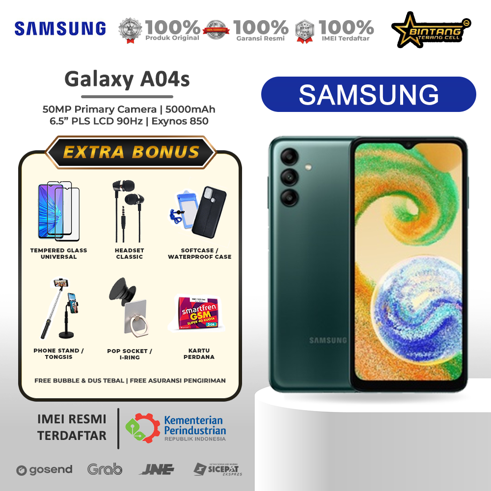 Samsung galaxy A05s RAM 6/128GB - Galaxy A06 5G A04s RAM 4/128GB - A04s RAM 4/64Gb Garansi Resmi - Gambar 4