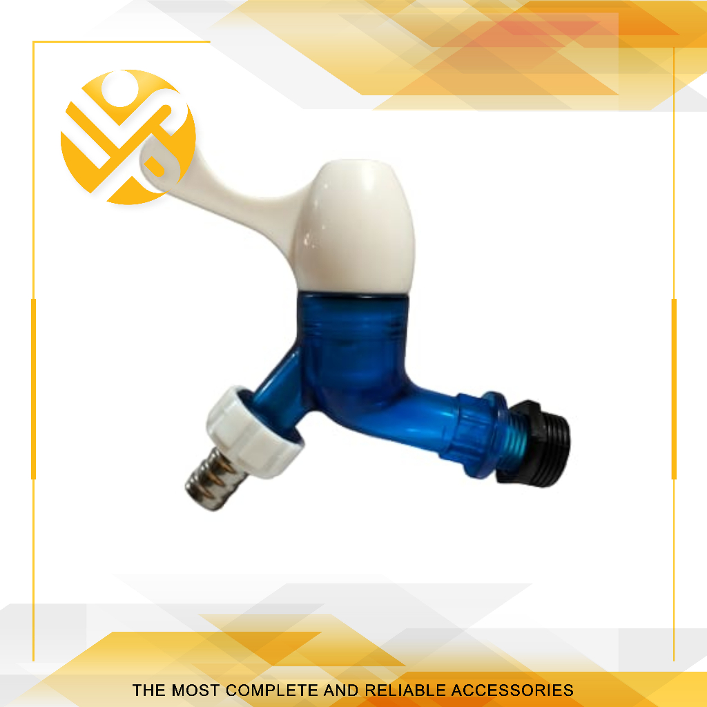 Jumbo PVC Water Faucet/Plastic Garden Faucet 1/23/4 Crown Crank