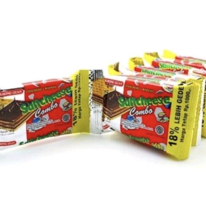 Khong Guan Saltcheese Combo - Netto 10 bks x 20 gr - Gambar 2