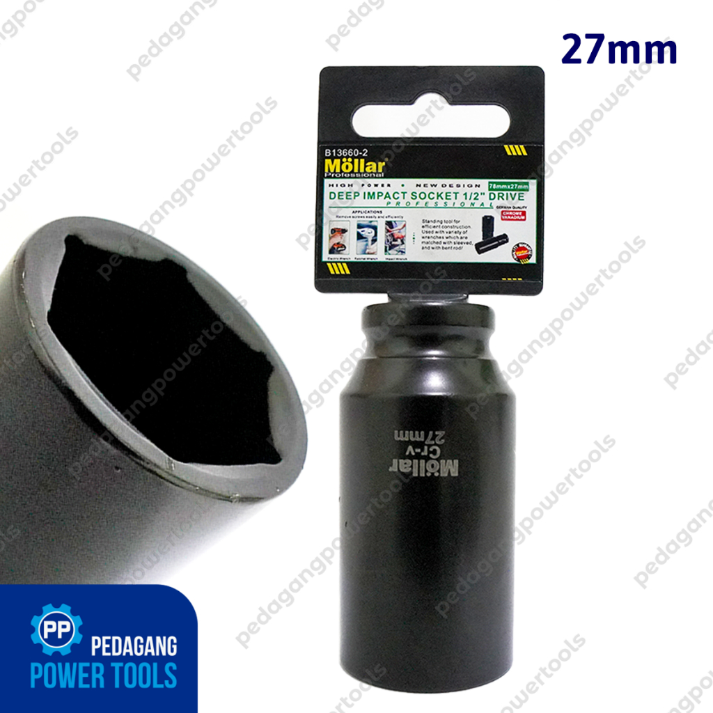 MATA 27mm Long Socket Eye Socket Impact Wrench Deep Socket 1/2