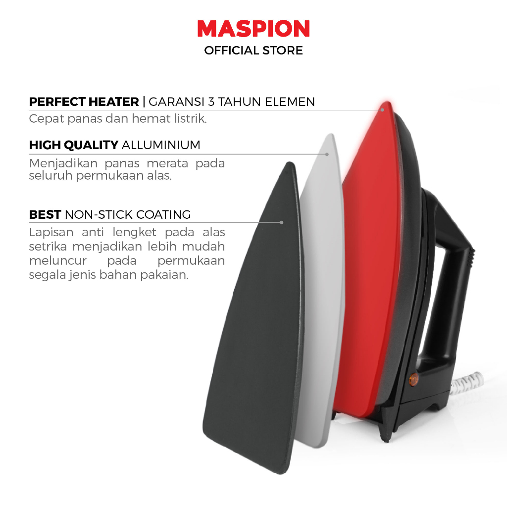Maspion Setrika Automatic Iron EX-1000 - Gambar 3