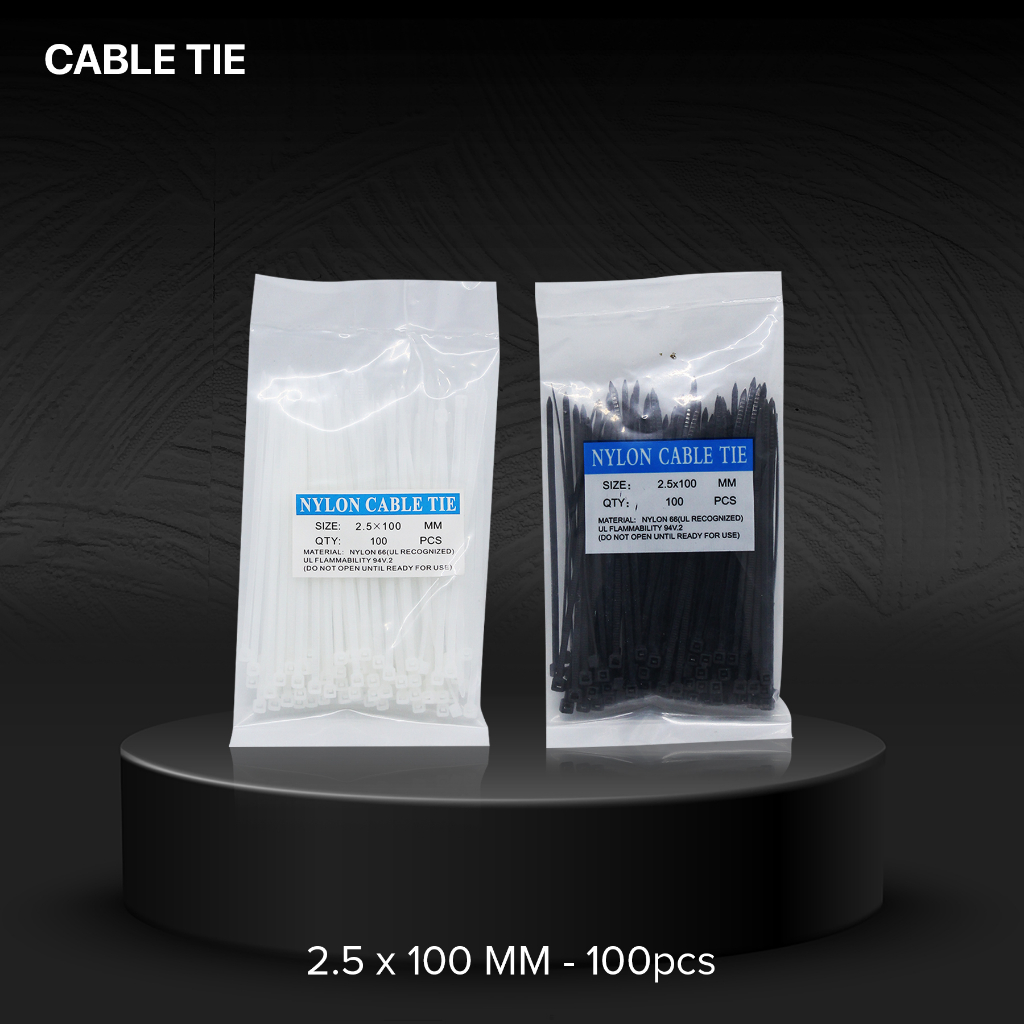 Nylon Kabel Ties 10cm isi 100pcs Cable Tie Insulock 2.5x100mm 10 cm Insulok Tis