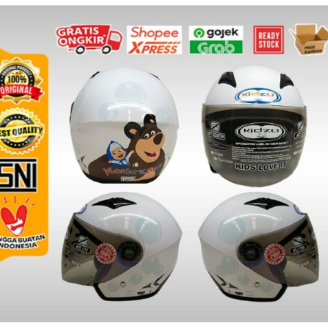 Helm Half Face Anak Kidzu HELM SNI, KIDZU SERIES - Gambar 2