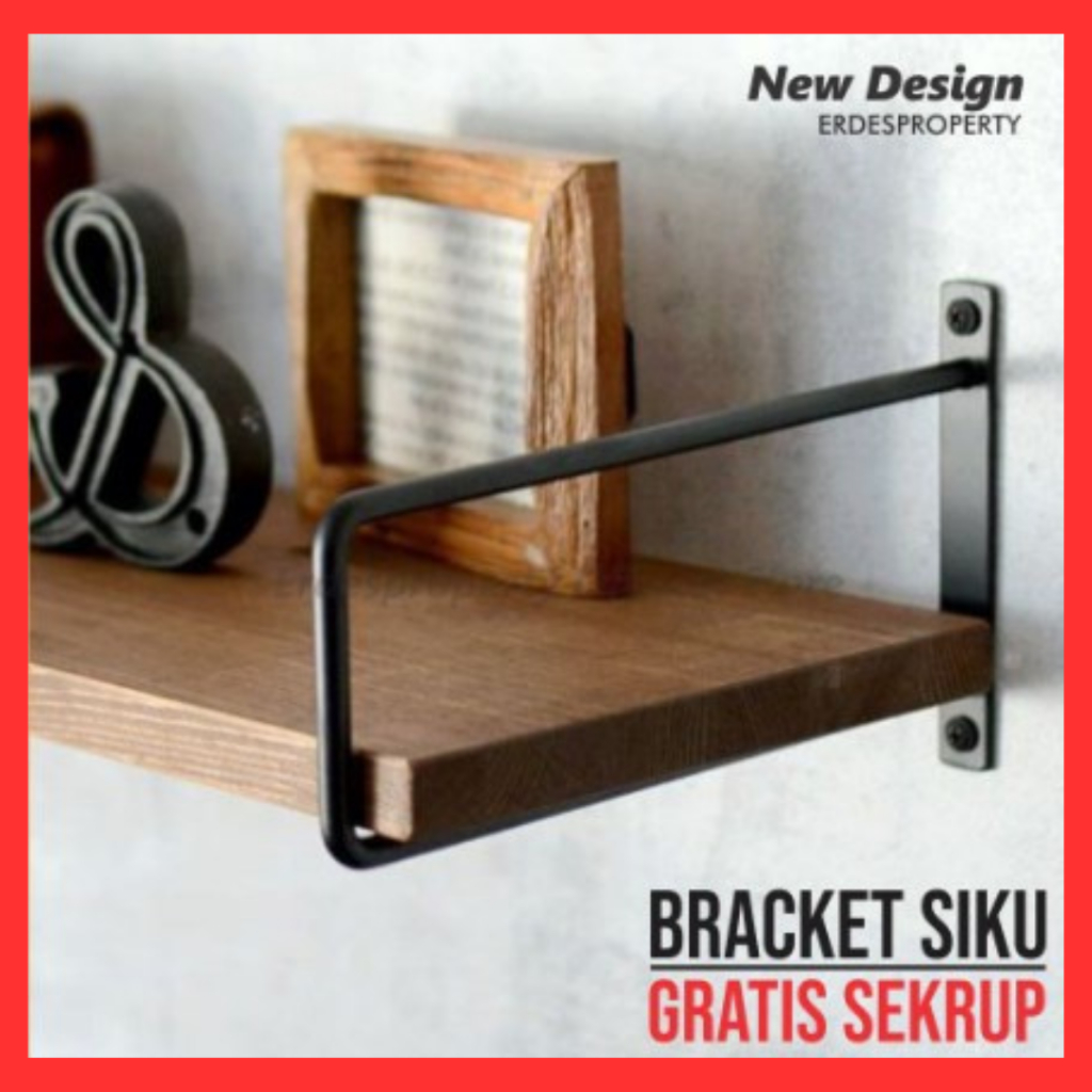 SIKU Iron Shelf Bracket Iron Elbow Shelf Support Wall Shelf Wall ...