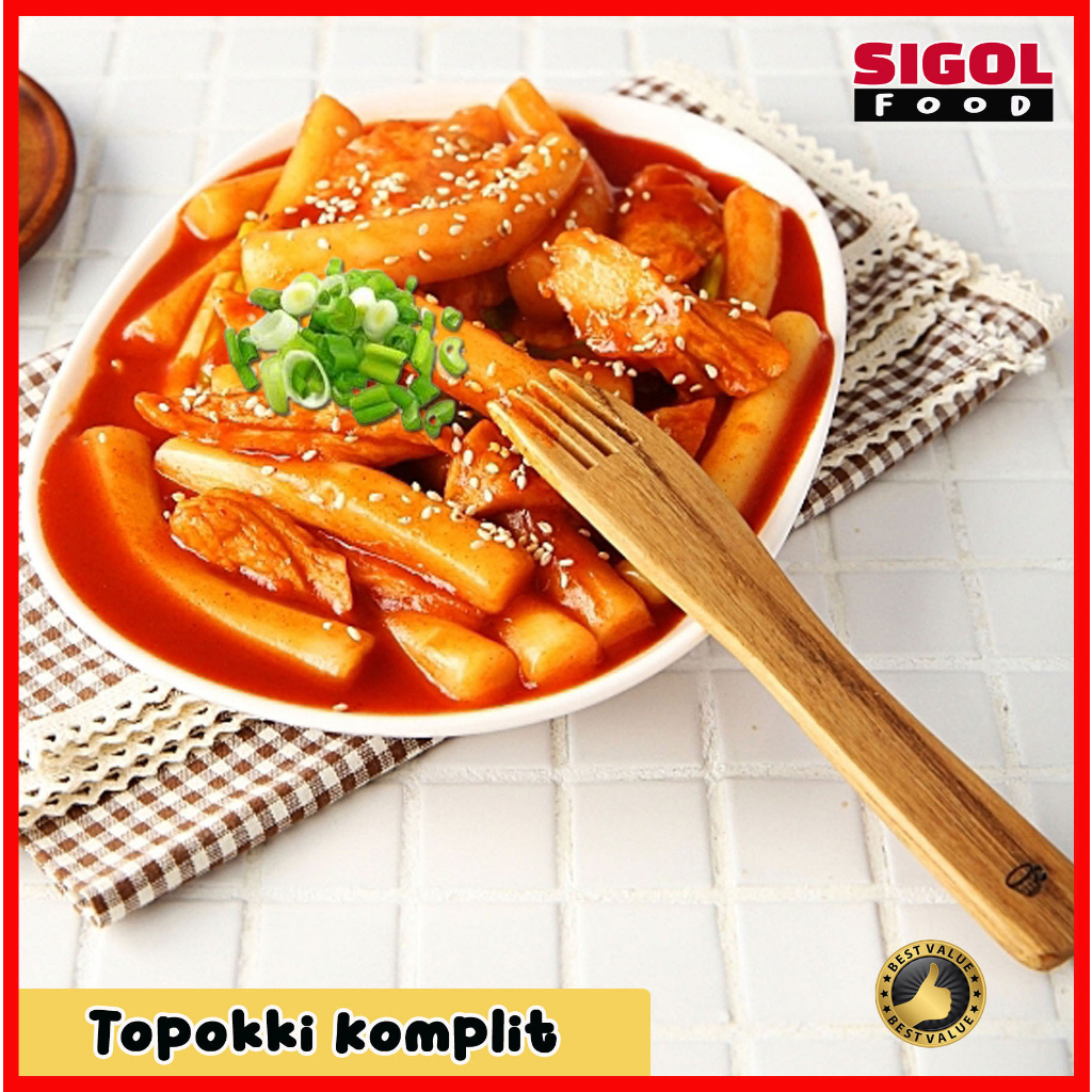 Topokki Complete Single-Korean Rice Cake-Ready to Serve-Teokpokki ...