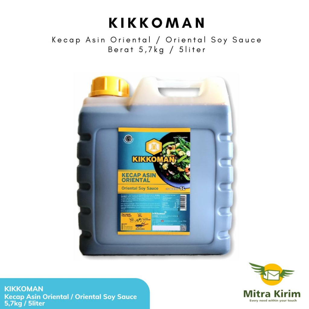 Kikkoman Oriental Soy Sauce HALAL Jerry Can 5L Shopee Singapore