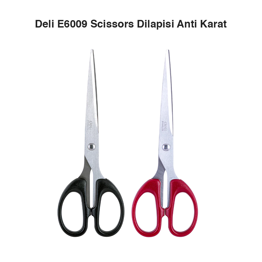 Deli Gunting yang dilapisi anti karat kualitas tahan lama 180mm E6009 - Gambar 3