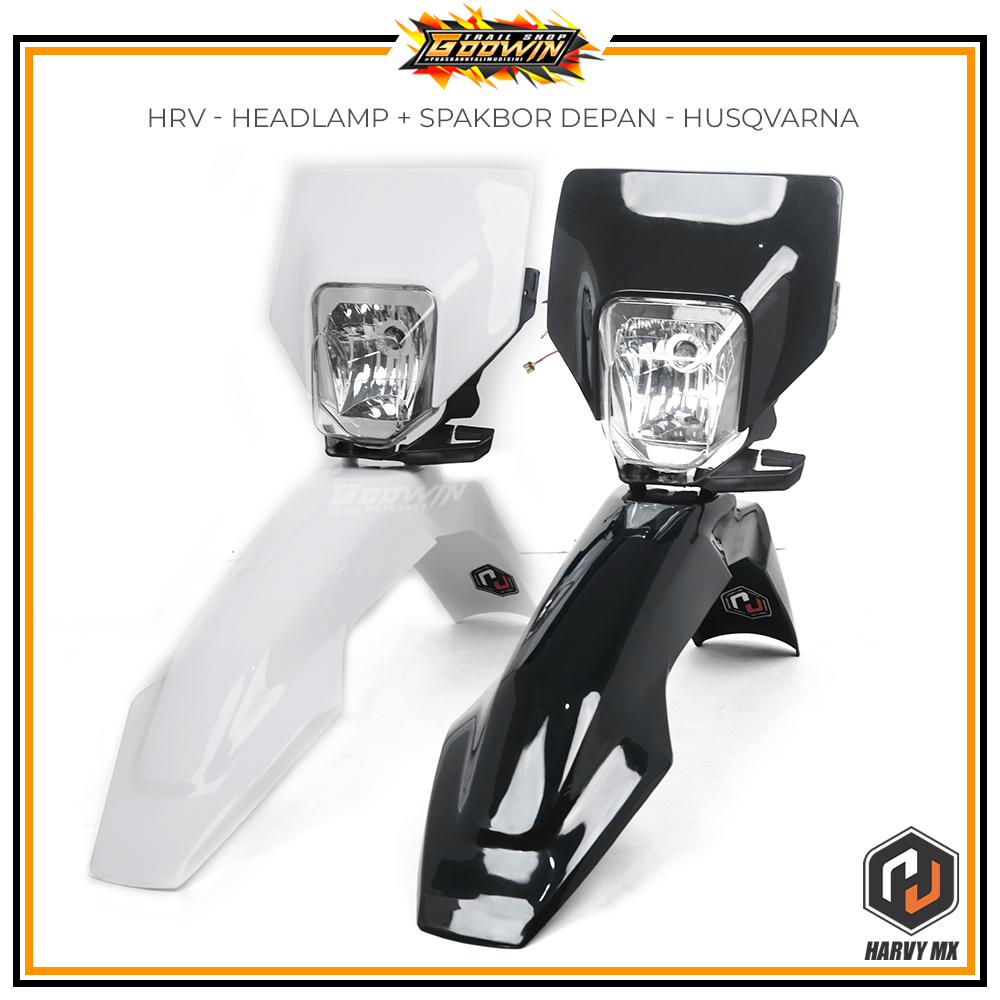 Husqvarna Headlight Shell Front Fender HUSQVARNA Headlamp+Universal