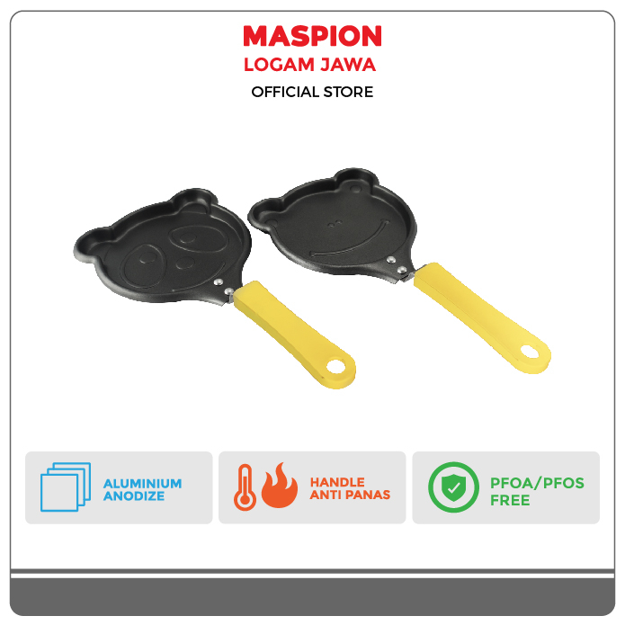 Maspion Frypan Anti Lengket Mini Character Pan 14 cm 2 Pcs