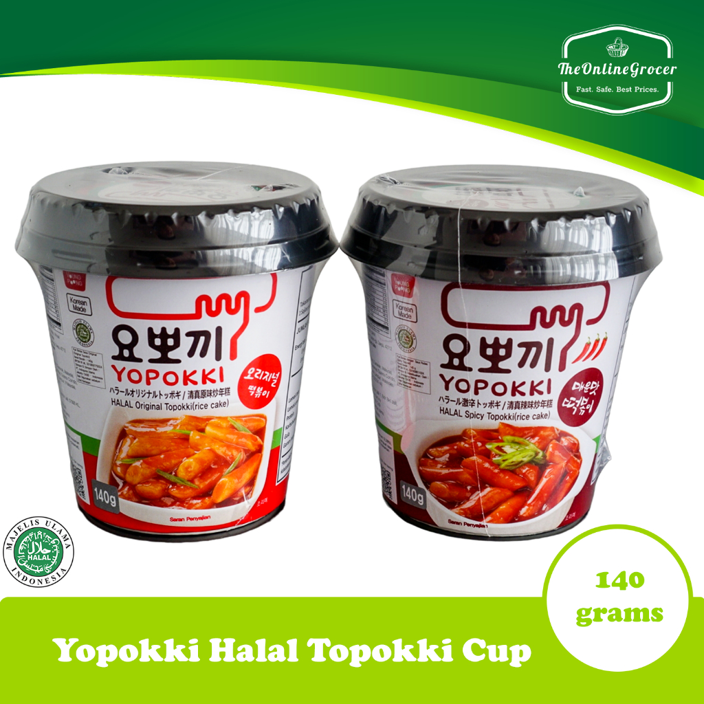 Buy Yopokki Topokki Spicy Halal 140 Gram Online - Shop Food
