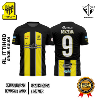 Al Ittihad Saudi Jersey BENZEMA #9 Home Soccer Jersey 2022/23