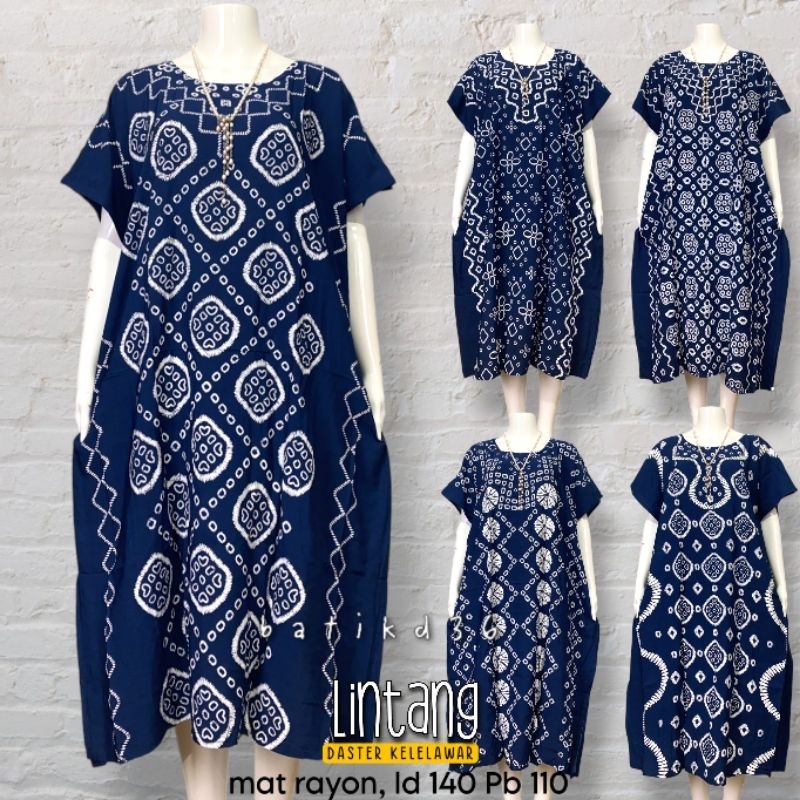 Thick rayon daster / jumbo batwing nightgown / classic casual clothes ...