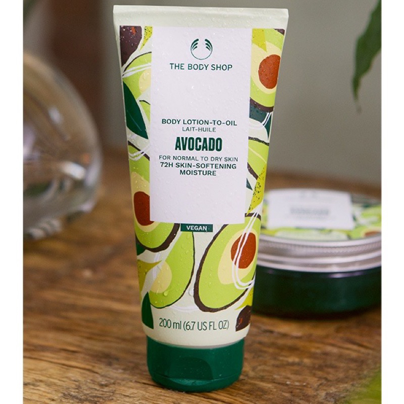 The Body Shop Avocado Body Lotion 200ml Shopee Singapore