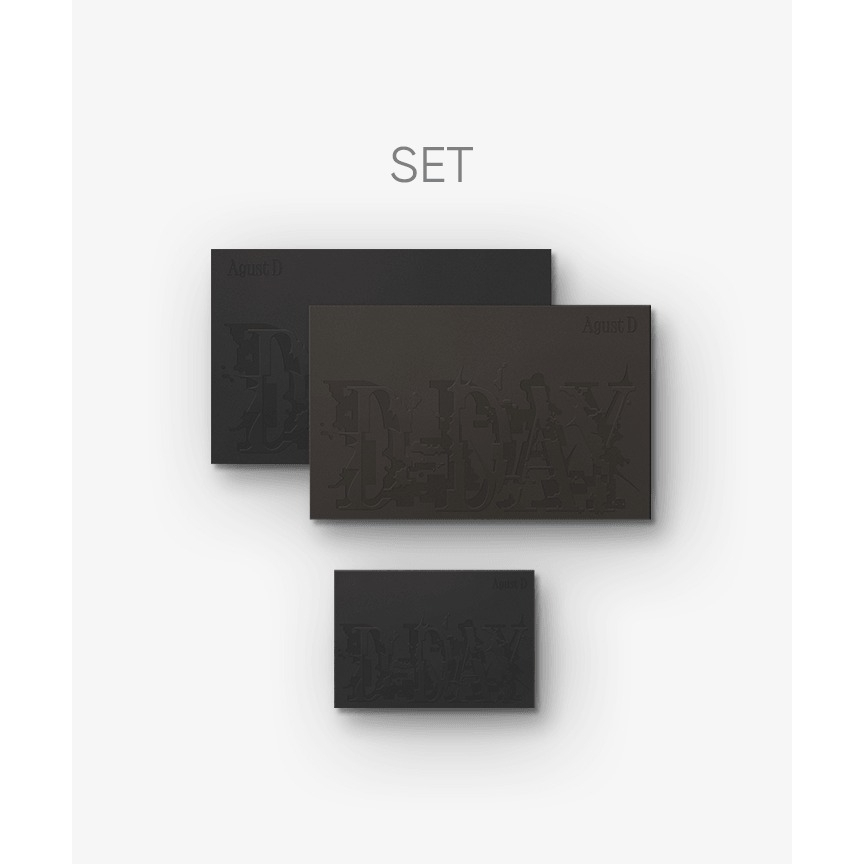Suga D-DAY Album Box/SUGA D-DAY Acrylic Album Rack 1set | Shopee Singapore