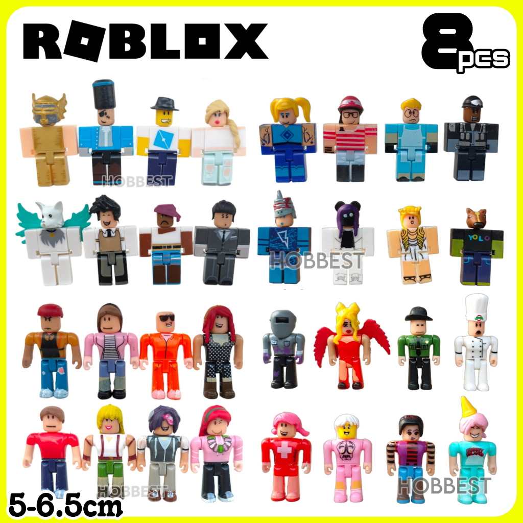 8pcs Compatible Lego Toys Roblox Rainbow Friends Moc Building