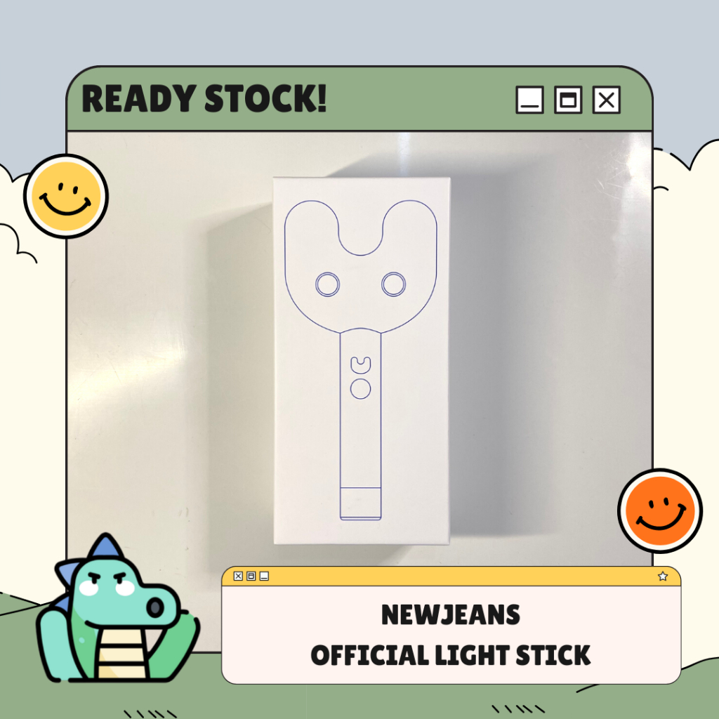 Newjeans Official Light Stick SEALED NEW binkybong Shopee Singapore