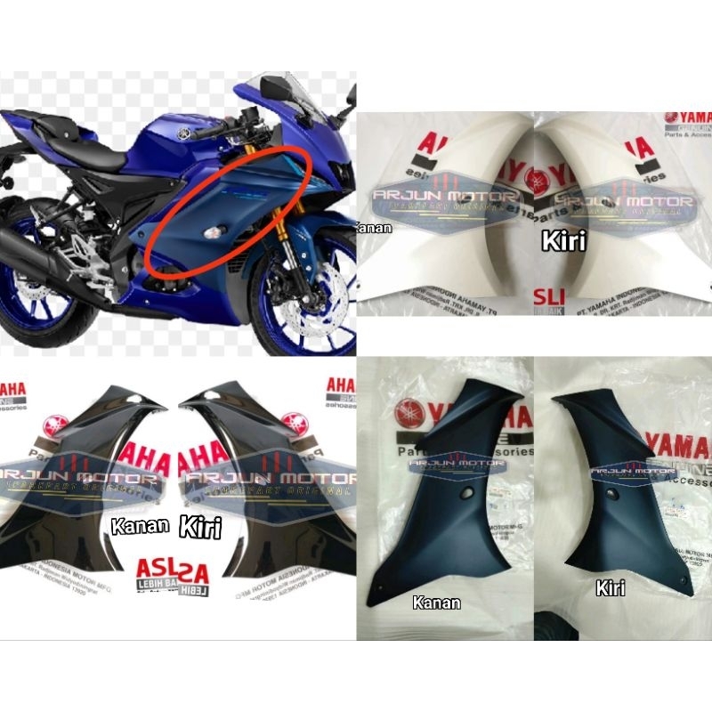 Outer Wing FAIRING ALL NEW R15M R15 V4 2022 2023 ORIGINAL YAMAHA Pair ...