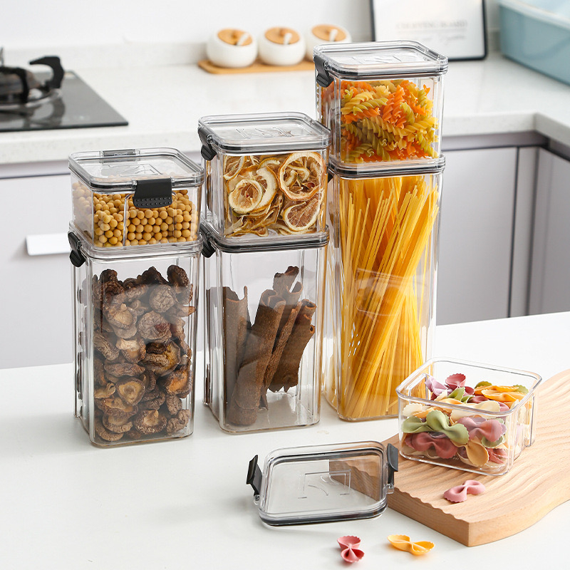 PUSAT17 TOPLES KOTAK PENYIMPANAN SNACK CEREAL KEDAP UDARA / KONTAINER MAKANAN TEMPAT WADAH BUMBU DAPUR JAR FOOD / TOPLES BENING KUE KERING KERUPUK - Gambar 2