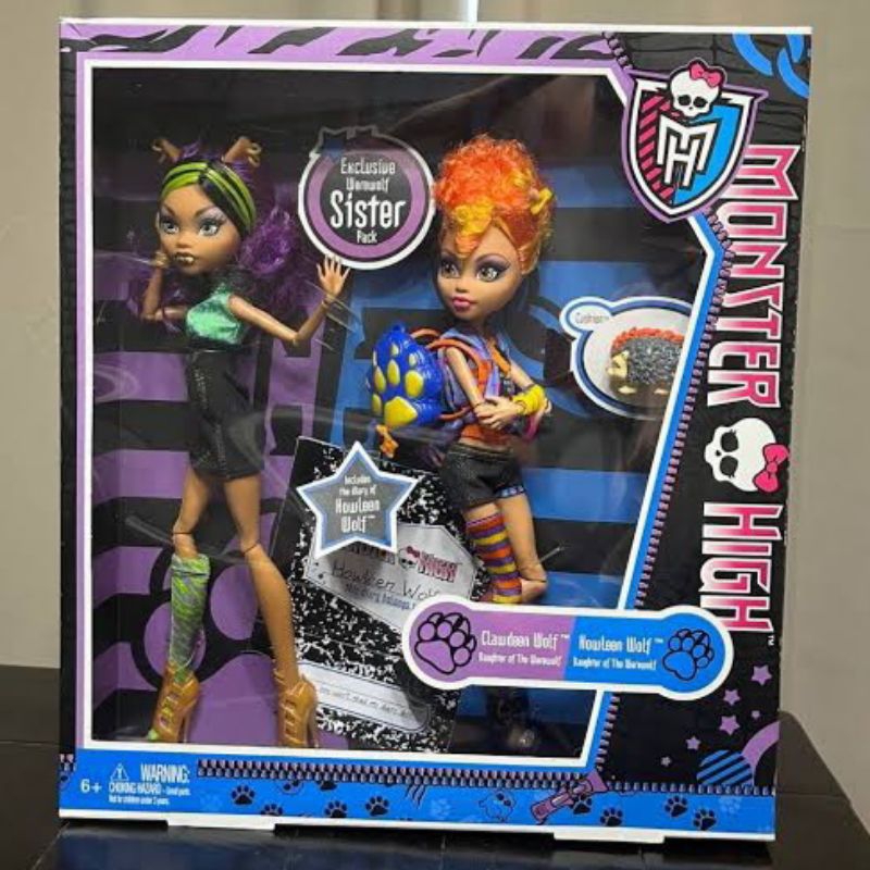 Monster High Clawdeen Wolf and Howleen Wolf | Shopee Singapore