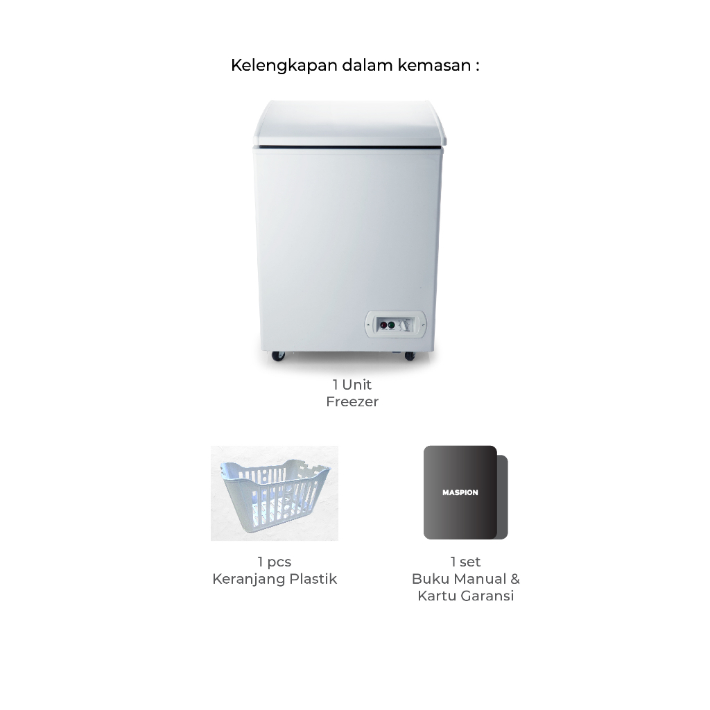 Maspion Freezer 100 Liter UFH-100 TP - Gambar 4